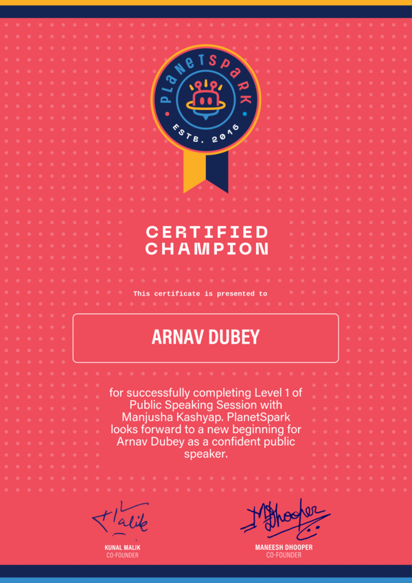 Certified Champion